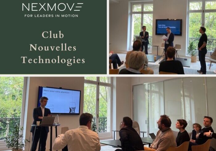 Intervention Nexmove club Nouvelles Technologies